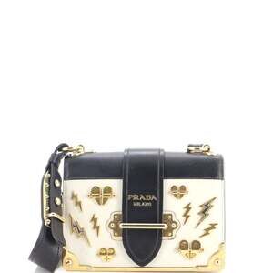 Prada Cahier Crossbody Bag Embellished #331320P20B